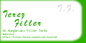 terez filler business card